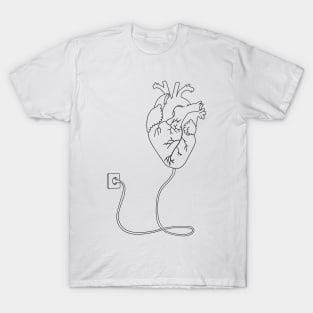 Heart is charging T-Shirt